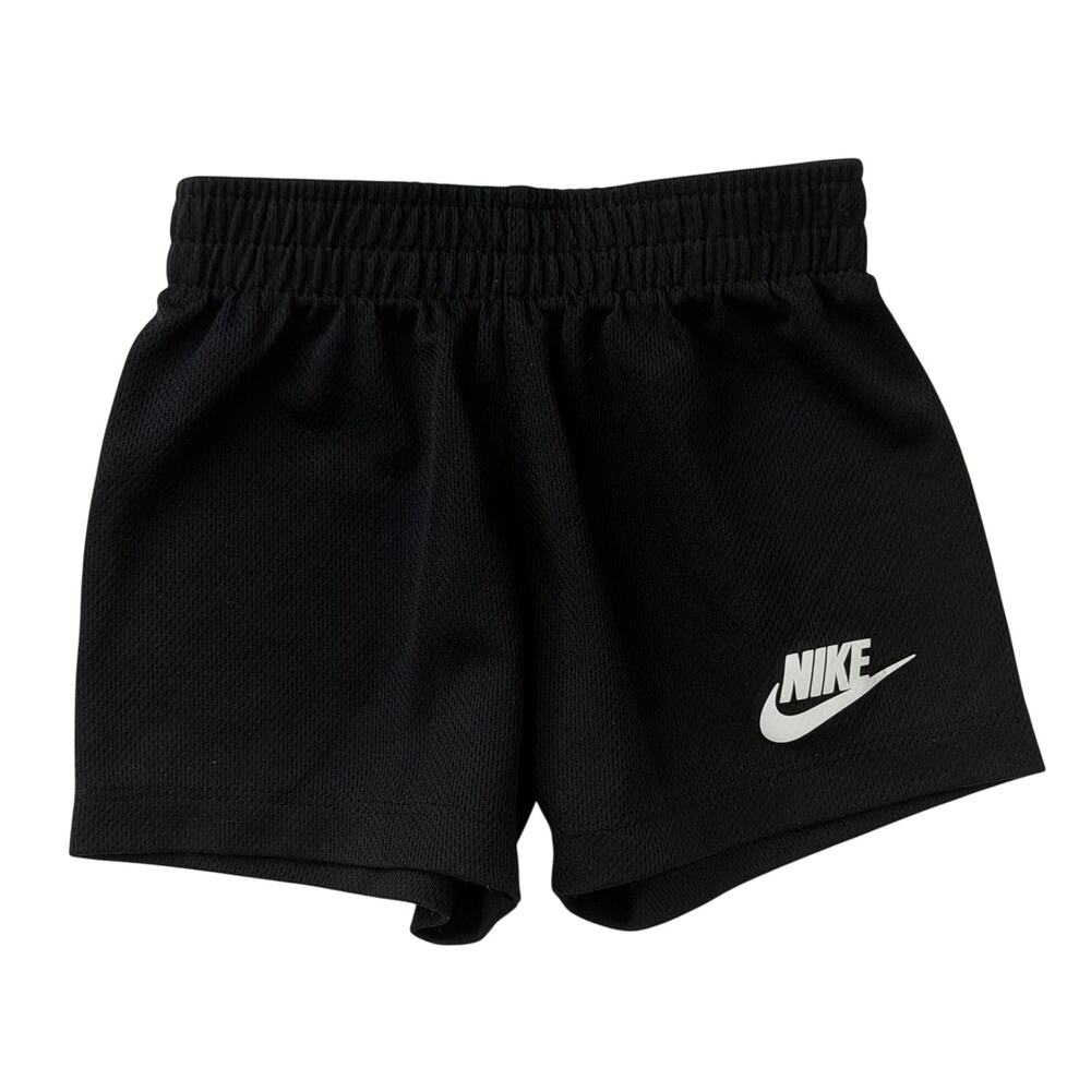 Nike Baby Black & White Athletic Shorts Size 12 Months
